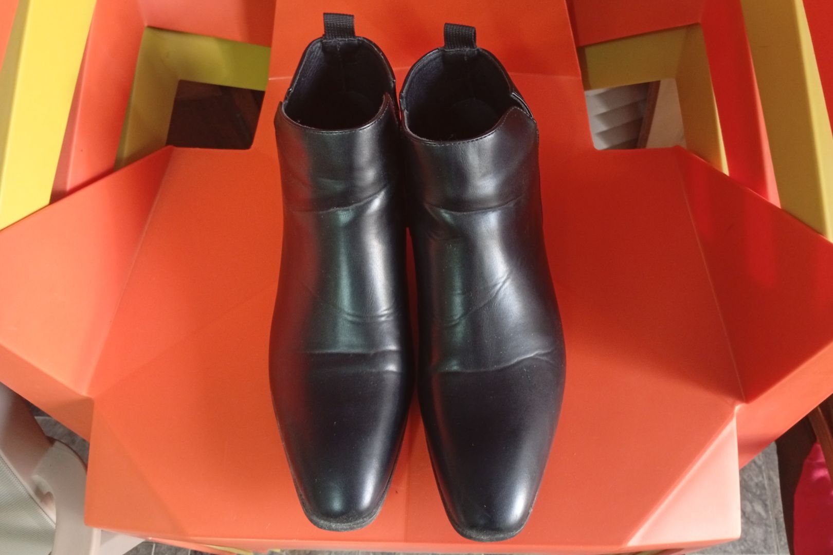 Black Chelsea Boots Men Size 44