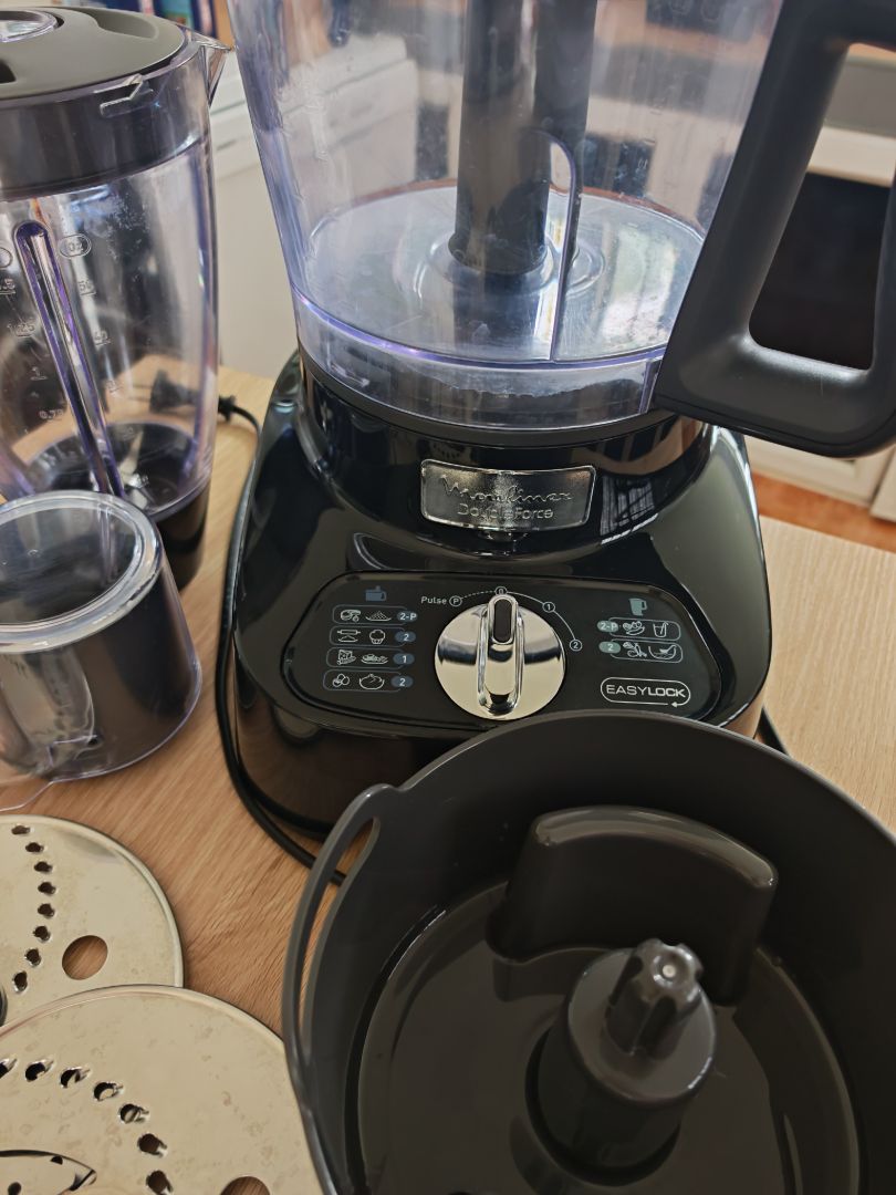 Moulinex Double Force Food Processor Black
