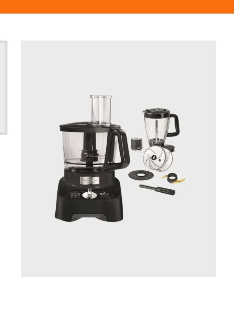 Moulinex Double Force Food Processor Black thumbnail 3