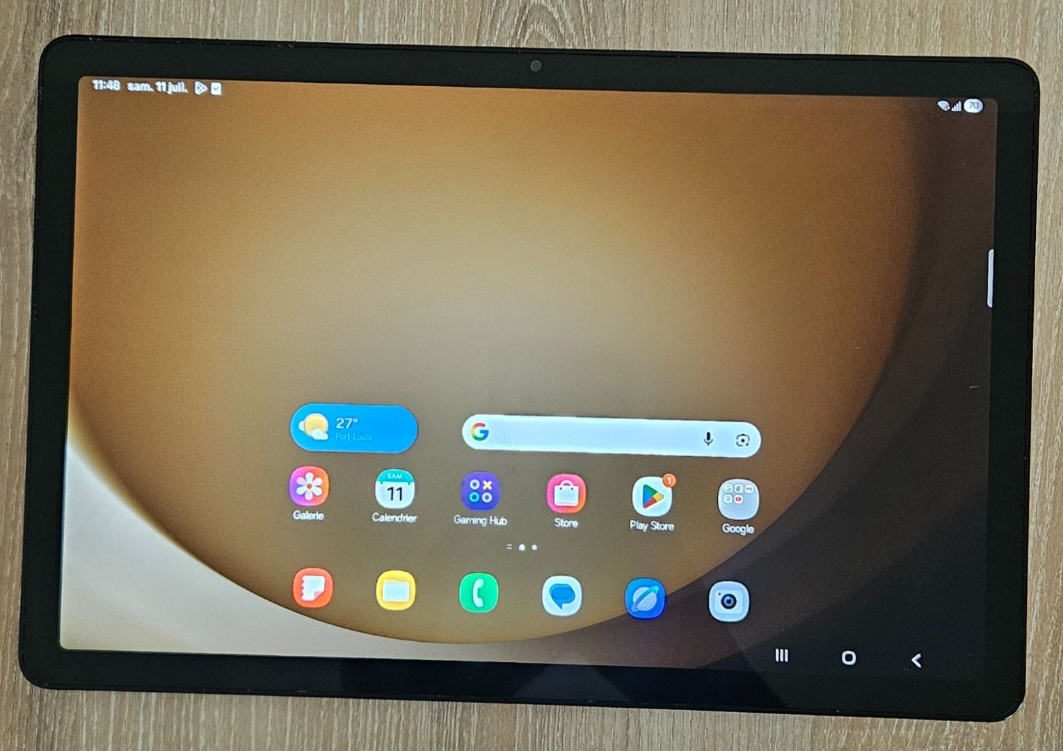 Samsung Galaxy Tab A9+ Silver thumbnail 2
