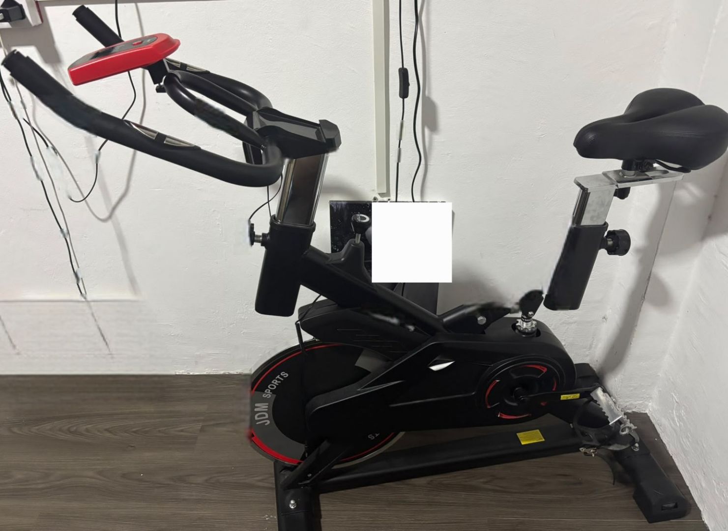 JDM Sports Fitness Exercise Bike Black