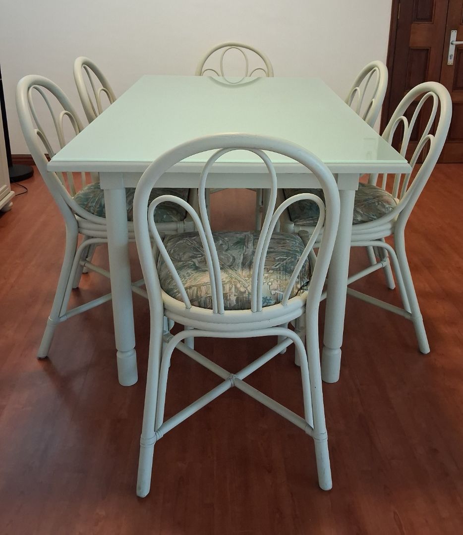 Dining Set Table With Chairs And Buffet thumbnail 2