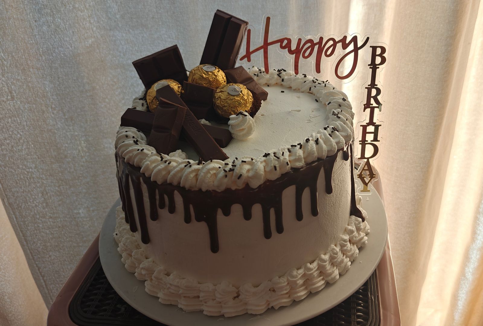 Custom Genoise Birthday Cakes
