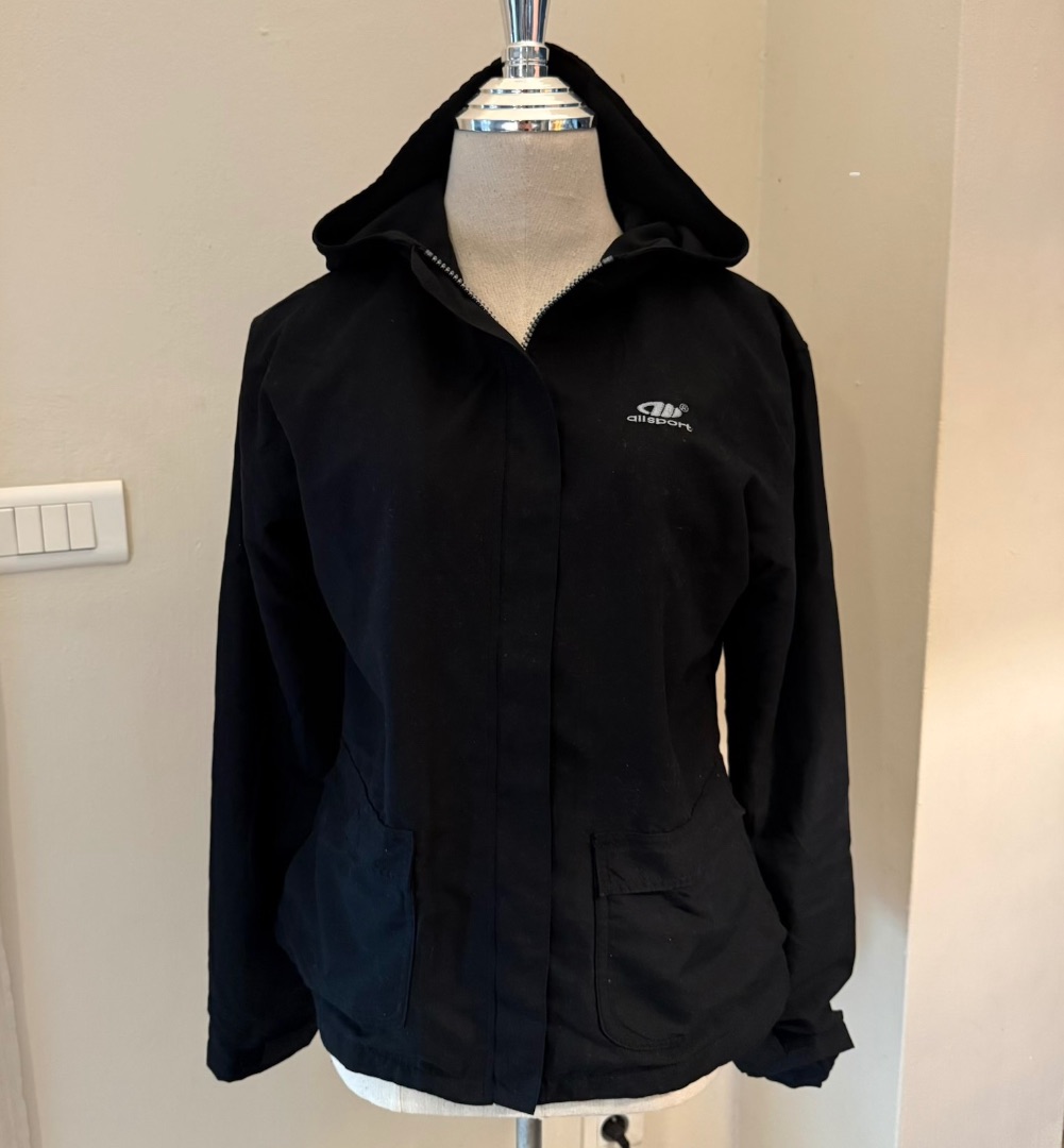 All Sport Women's Black Hooded Jacket Size M - Image 1 of 1