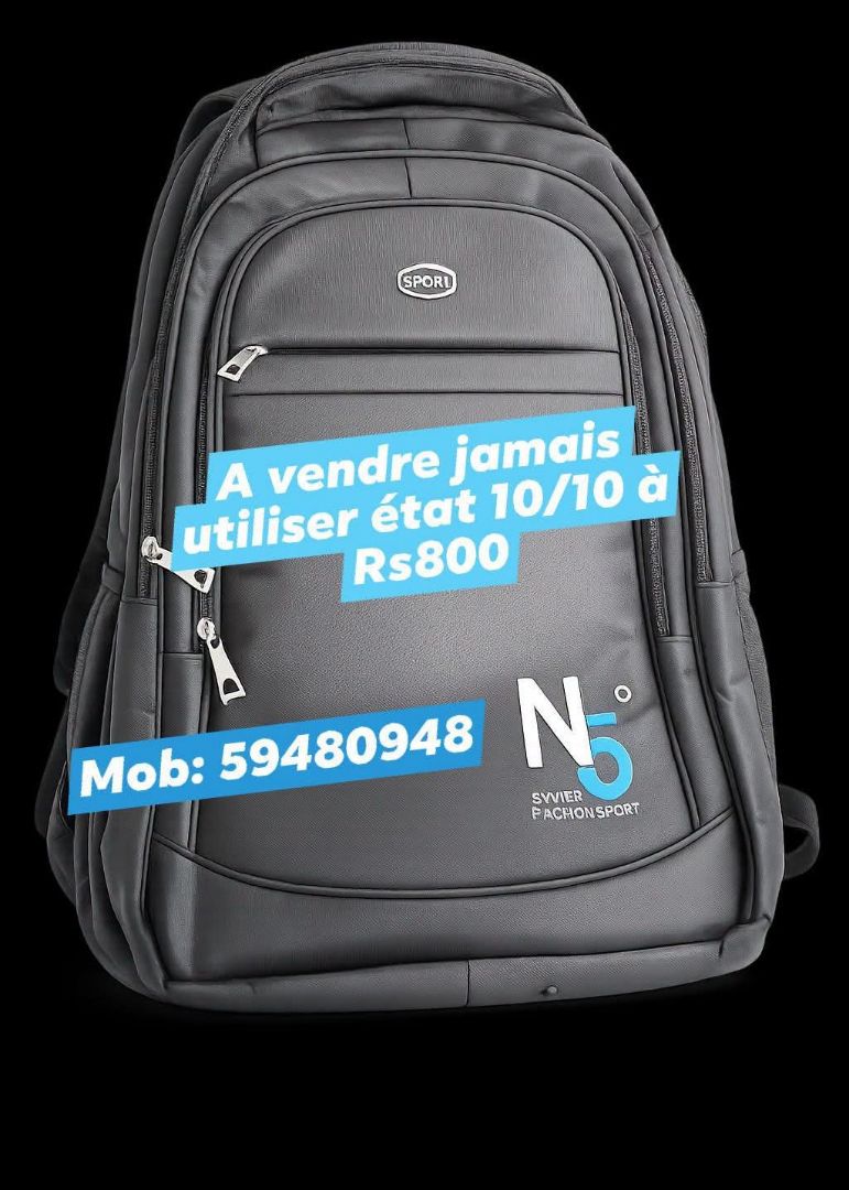 Sac à dos Smwei Fashion Sport N5 Noir thumbnail 3