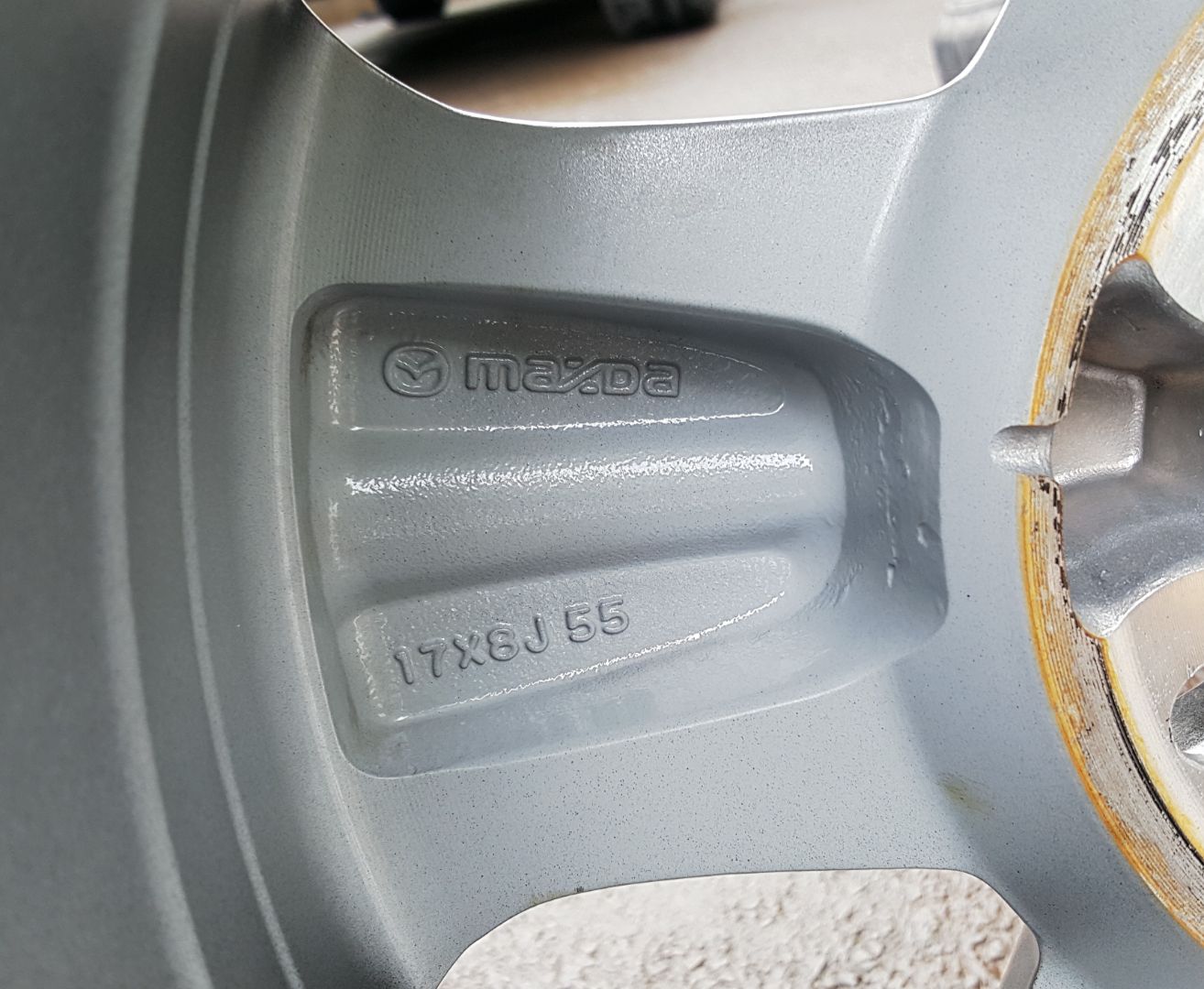 Set of 4 Mazda 17-inch Alloy Wheels with Dunlop Tyres