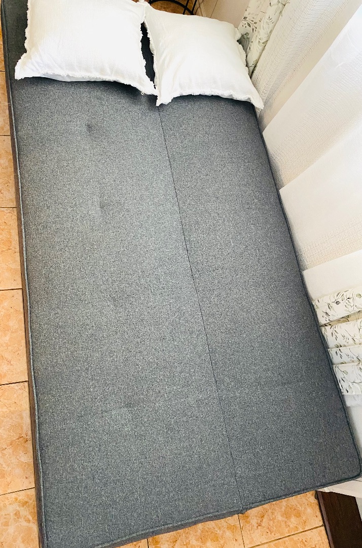 Dark Gray Convertible Sofa Bed thumbnail 2