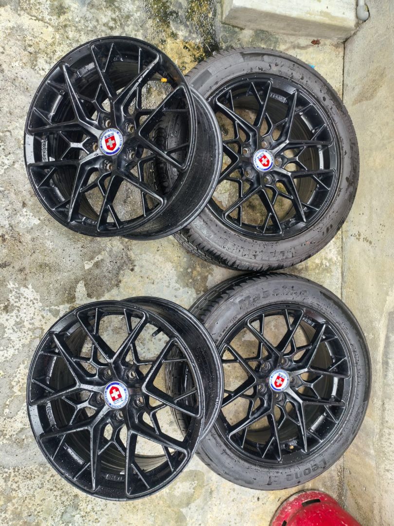 HRE Wheels with Tyres Set of 4 - Image 1 of 1