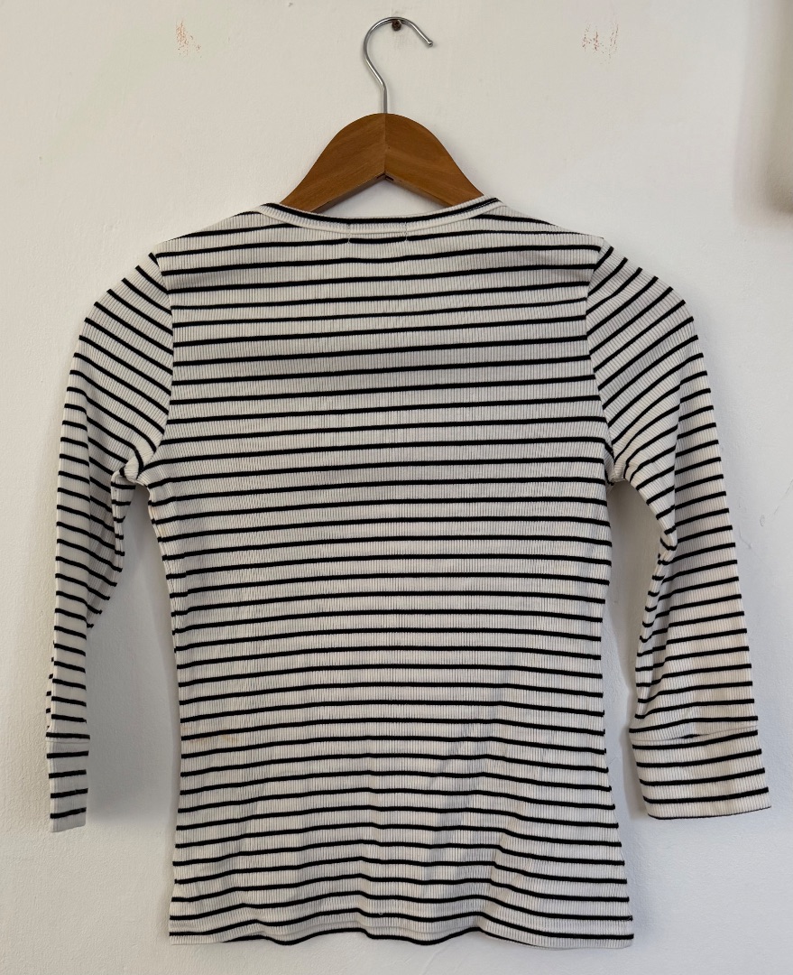 Fox Striped Long Sleeve Top XS thumbnail 2