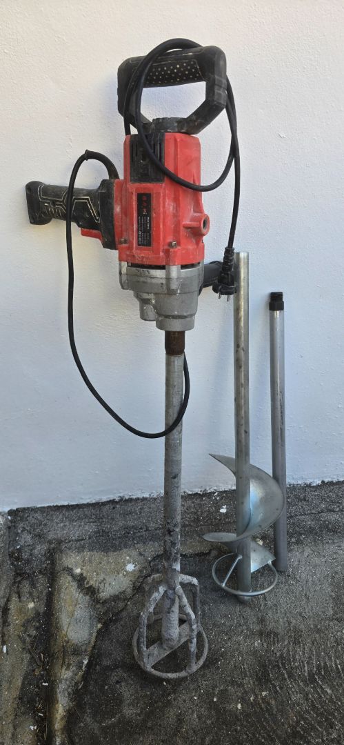 Electric Earth Auger and Mortar Mixer Rental thumbnail 3