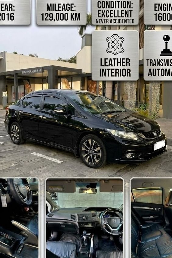 Honda Civic FB 2016 1.6L Automatic