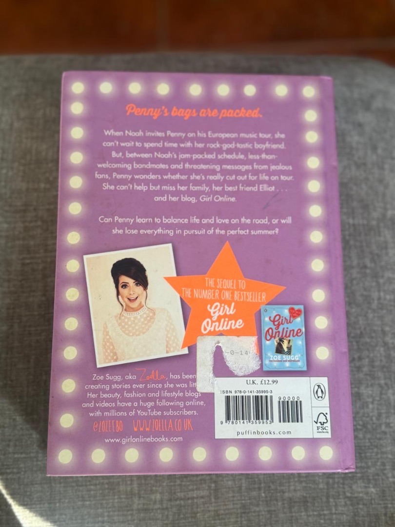 Girl Online book series by Zoe Sugg ( 3 books, Penguin paperback) thumbnail 4