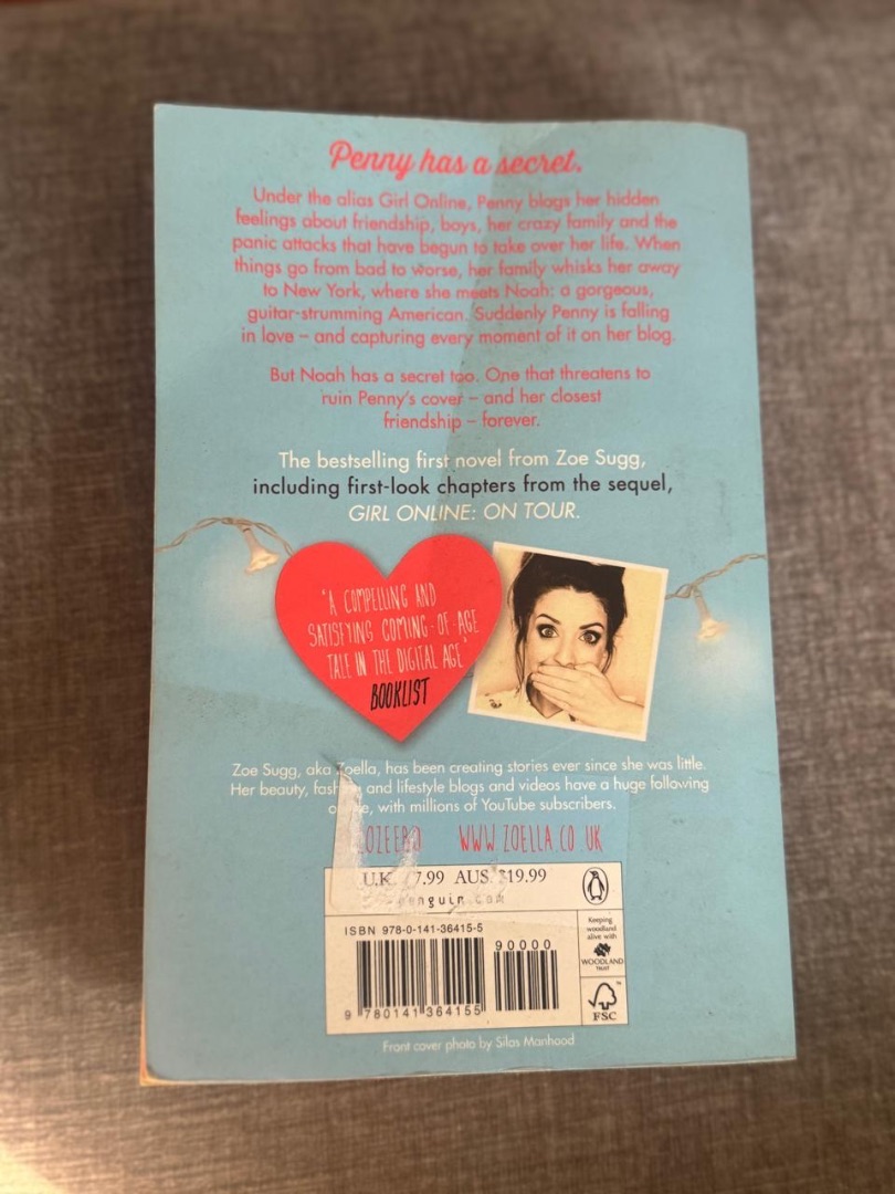 Girl Online book series by Zoe Sugg ( 3 books, Penguin paperback) thumbnail 6