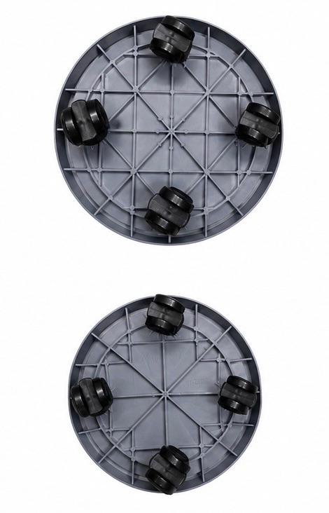 Heavy-Duty Gas Cylinder and Plant Trolley Grey thumbnail 5