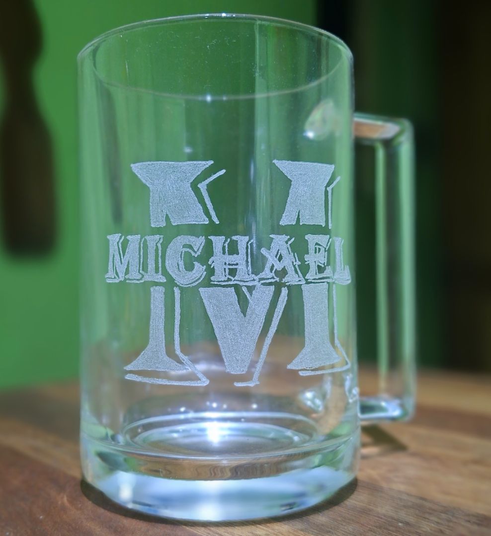 Custom Engraved Glass Drinkware Set - Image 1 of 10