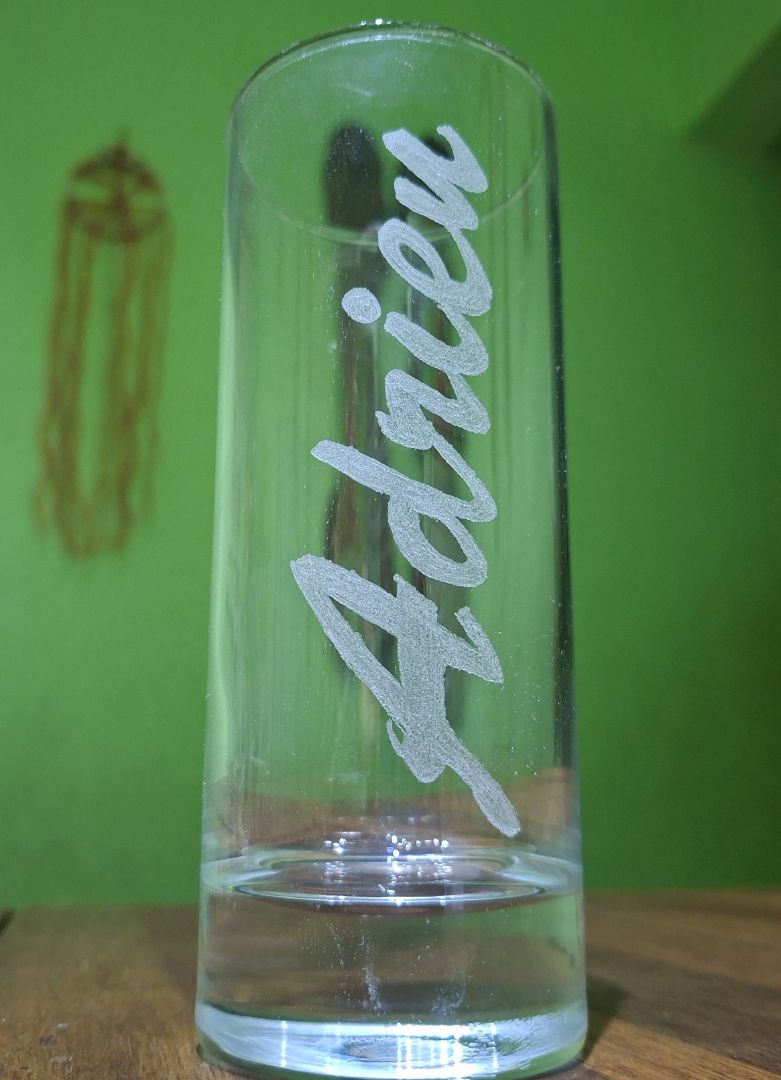 Custom Engraved Glass Drinkware Set thumbnail 3