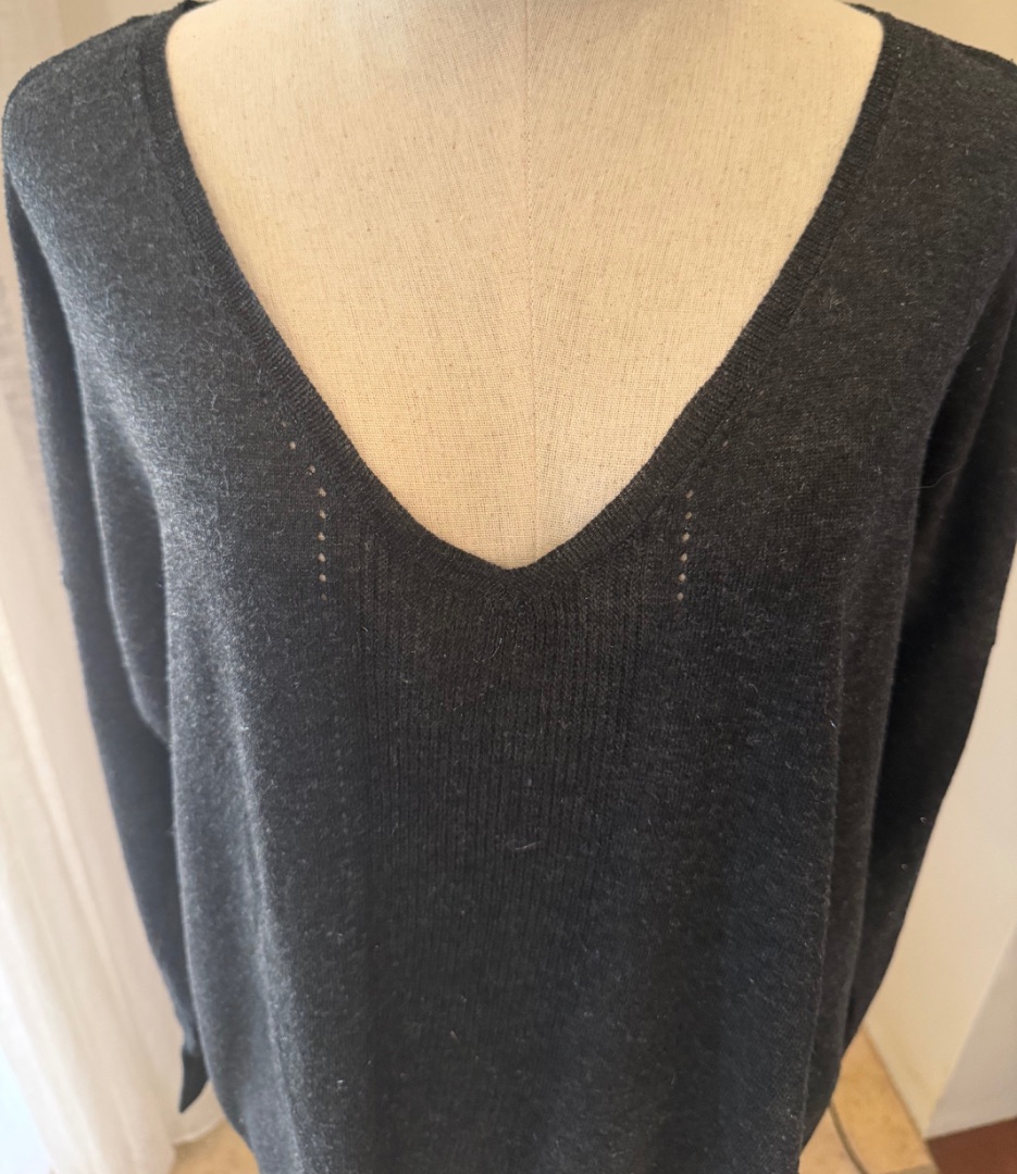 Promod Lightweight Jumper Dark Gray Size L thumbnail 2