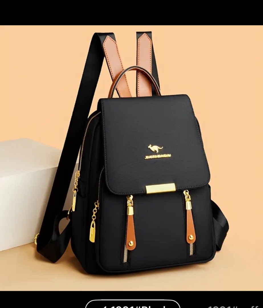 Women Black Backpack 1991