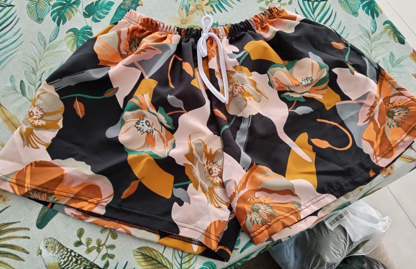 Floral Summer Cotton Shorts Size M