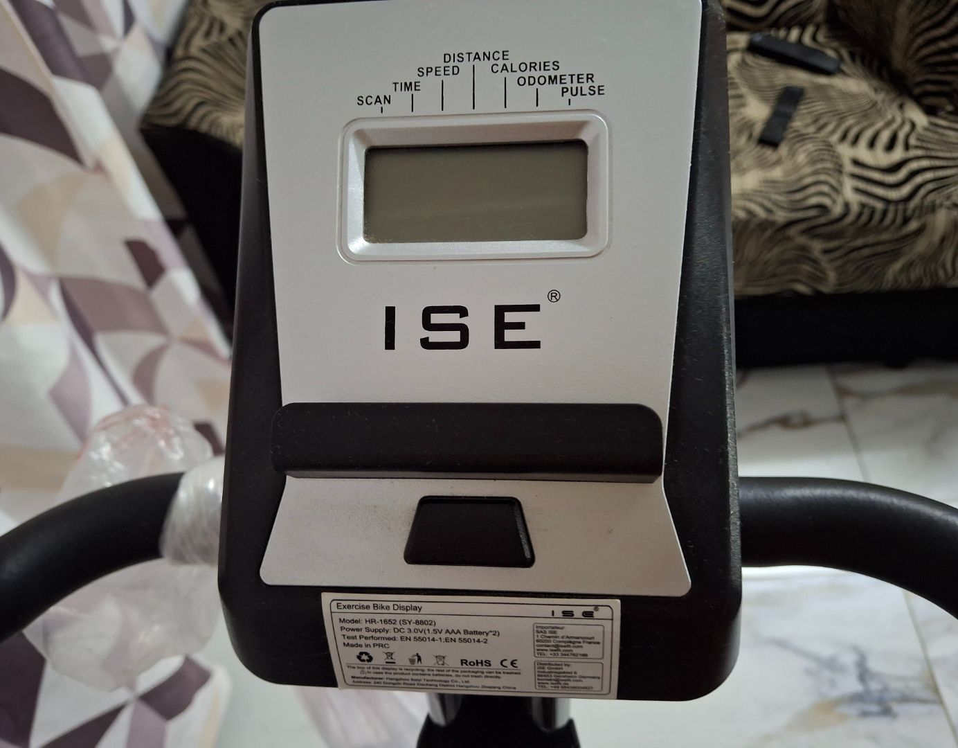 ISE SY-8802 Magnetic Exercise Bike Gray thumbnail 2