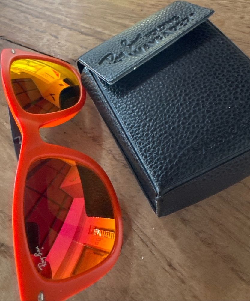 Ray-Ban Wayfarer Foldable Sunglasses Orange