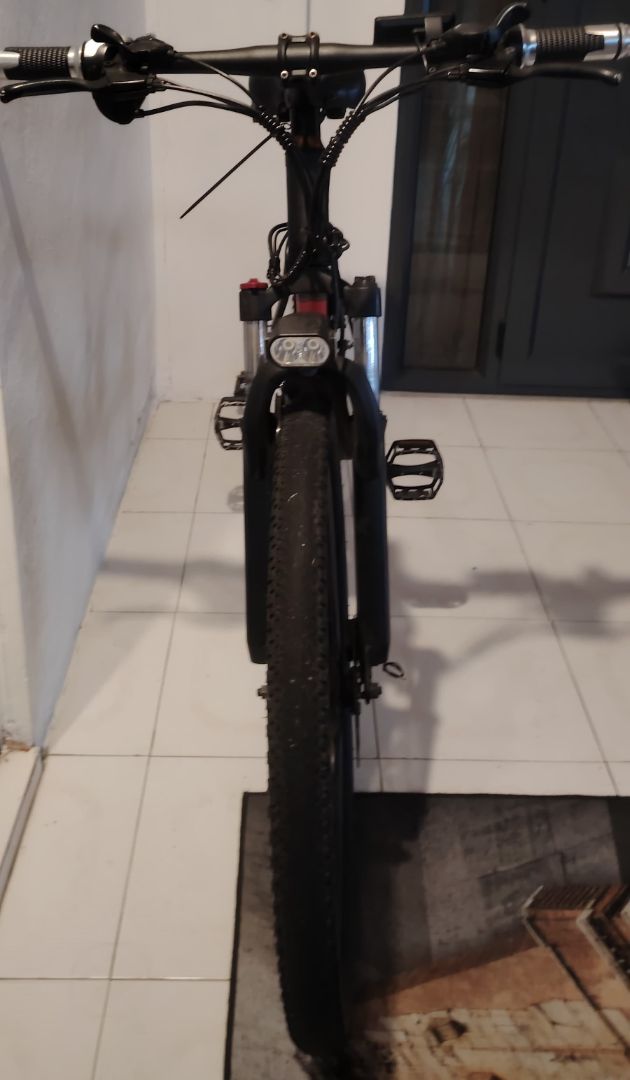 Hzevic Sport Electric Mountain Bike Black thumbnail 2