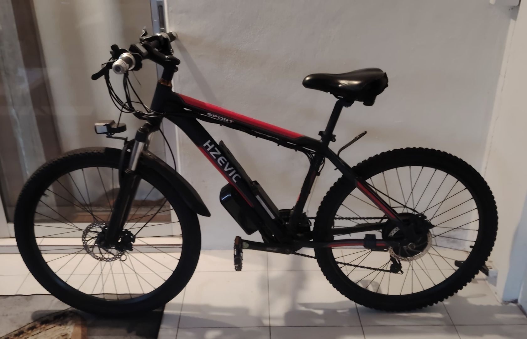Hzevic Sport Electric Mountain Bike Black thumbnail 3
