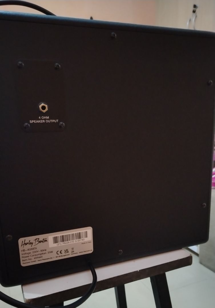 Harley Benton HB-40MFX 40W Guitar Amp Black thumbnail 3