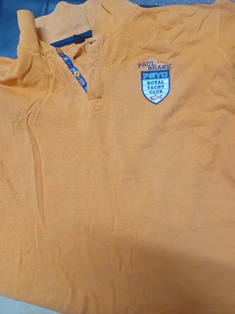 Paul & Shark Yellow Polo Shirt Men Size M - Image 1 of 1