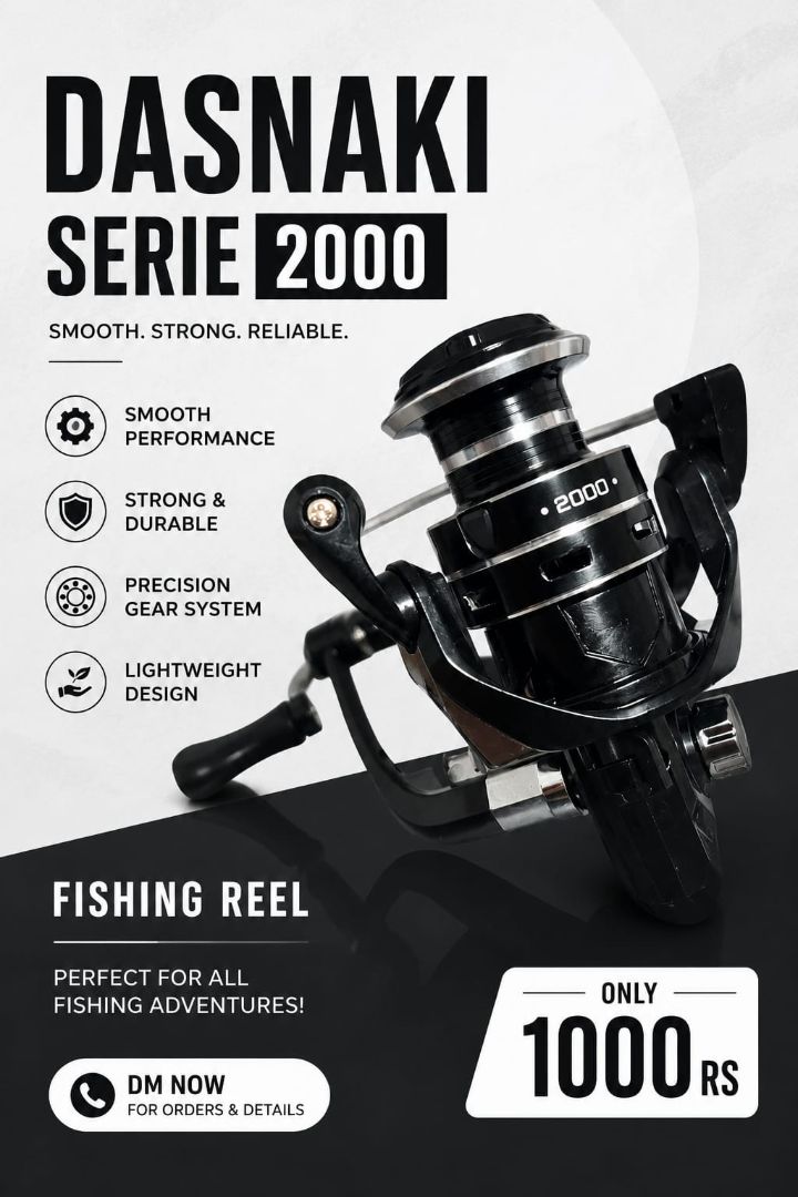 Seasir Tinghe 2500 Spinning Fishing Reel thumbnail 5