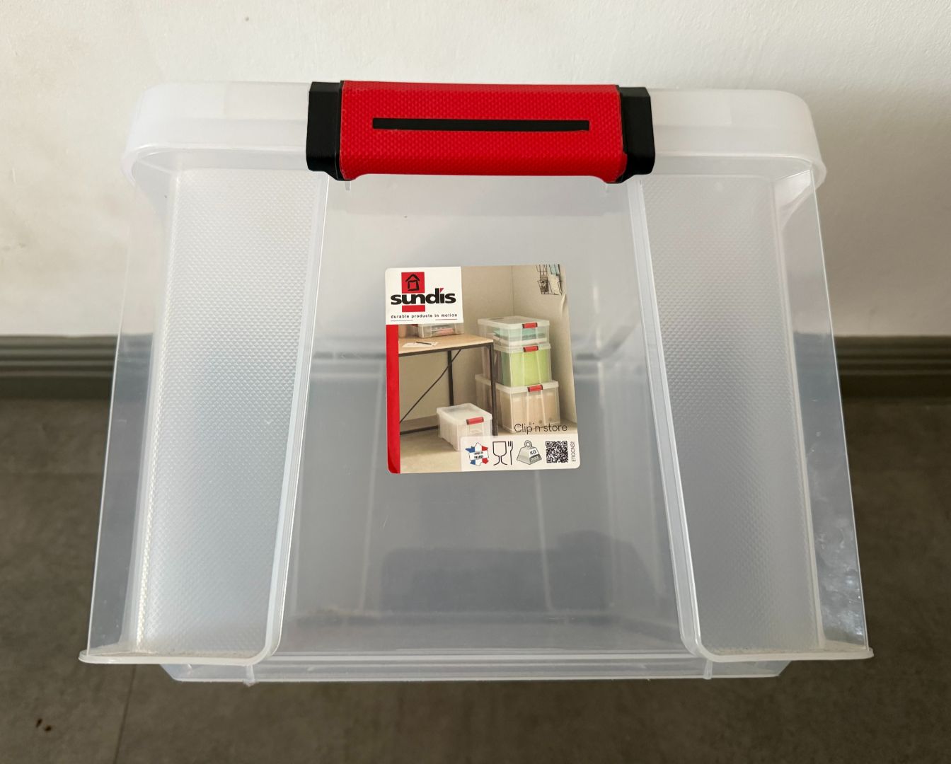 Sundis Clip N Store Plastic Storage Box 17L thumbnail 2
