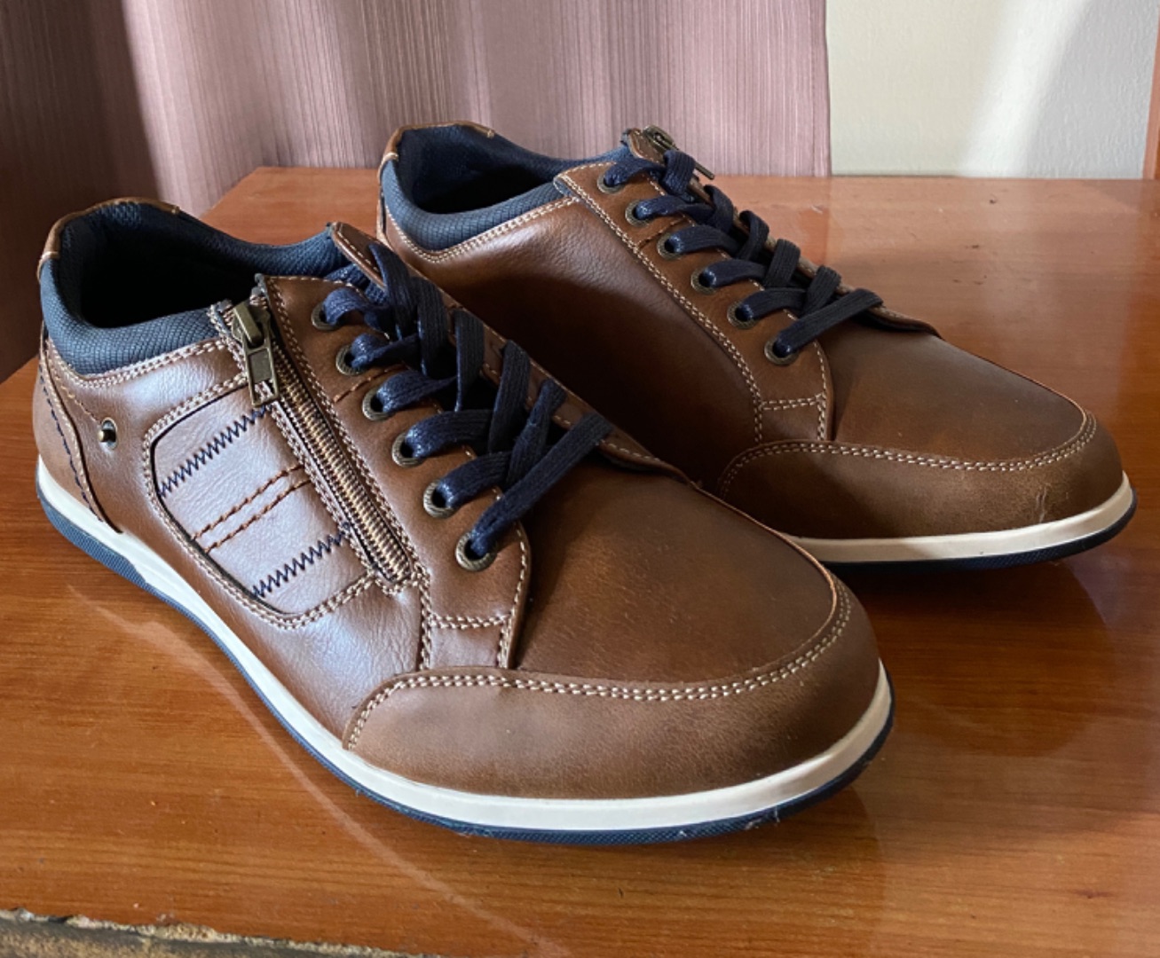 Men Brown Casual Shoes Size 42