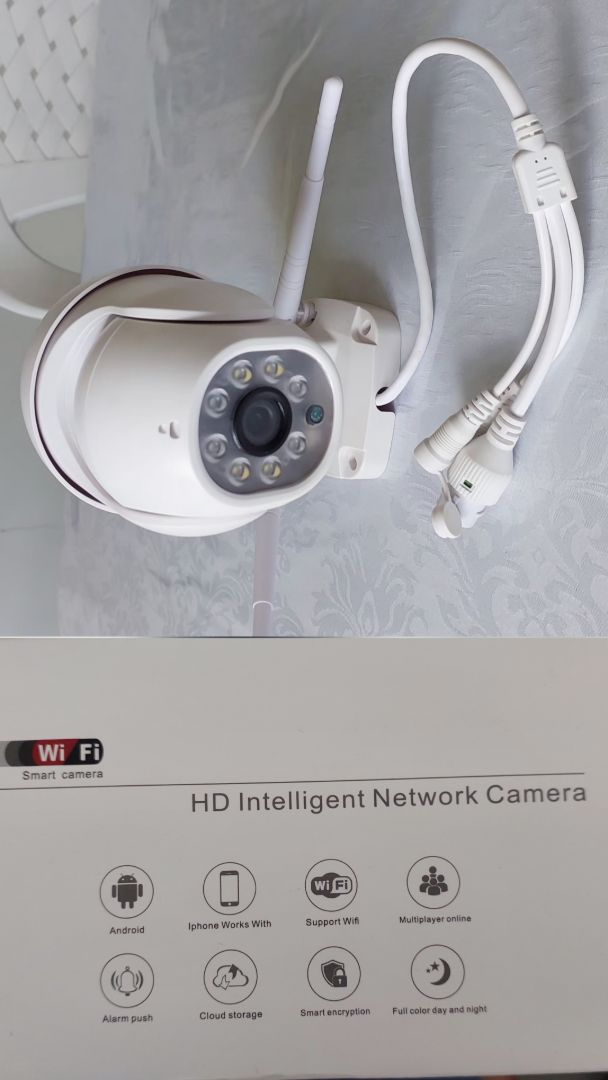 Smart Home WiFi Security Camera White thumbnail 5