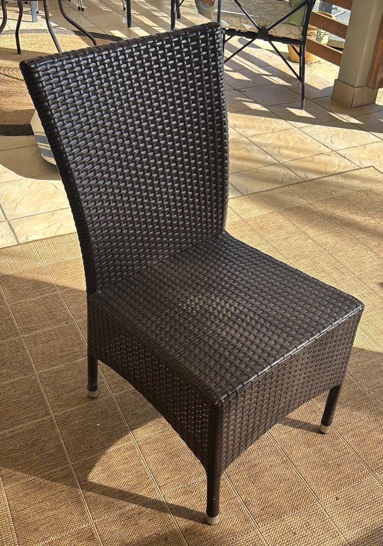 Wooden Table 2m x 2m and 8 Chairs thumbnail 2