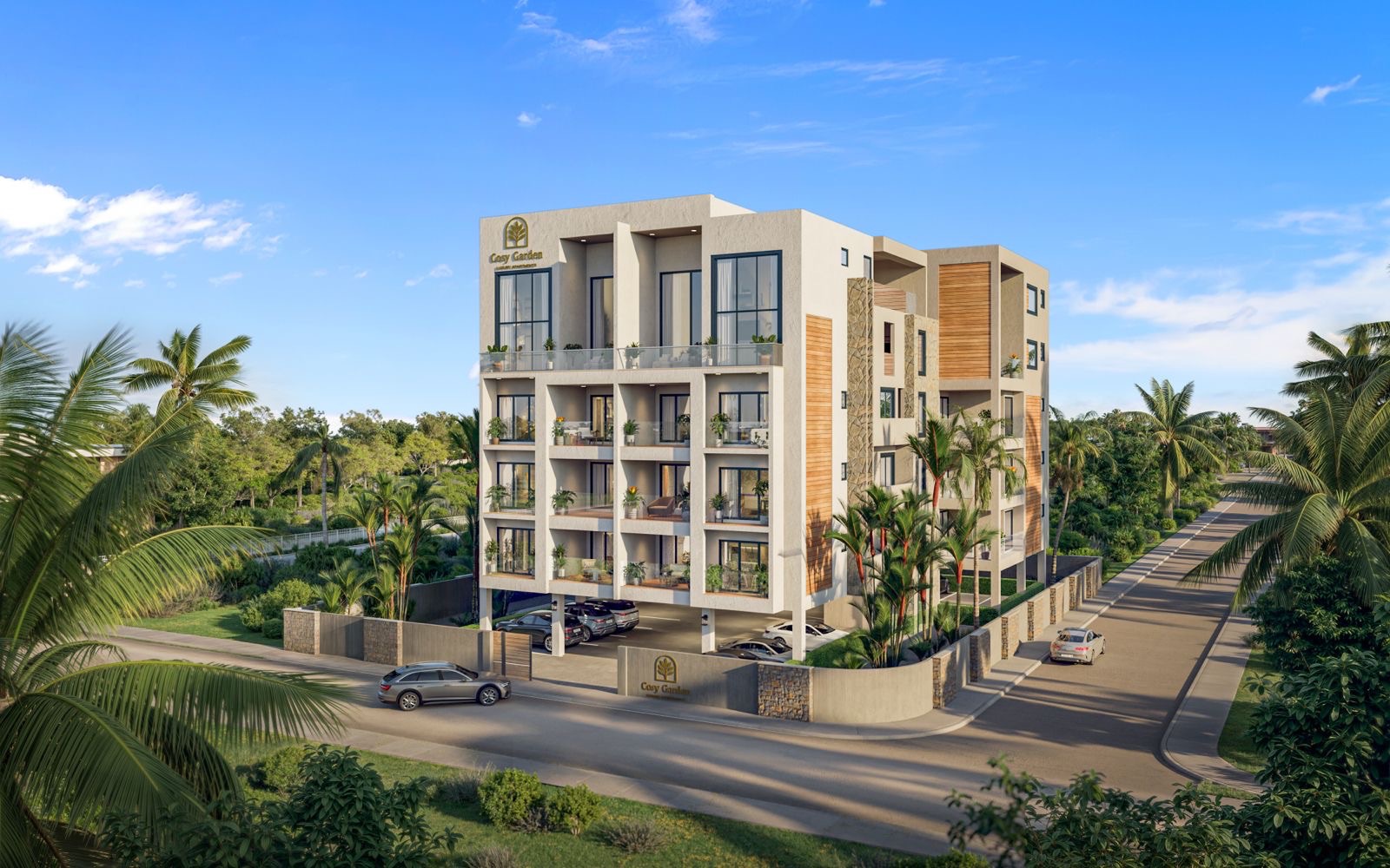 1-bedroom apartment with shared pool