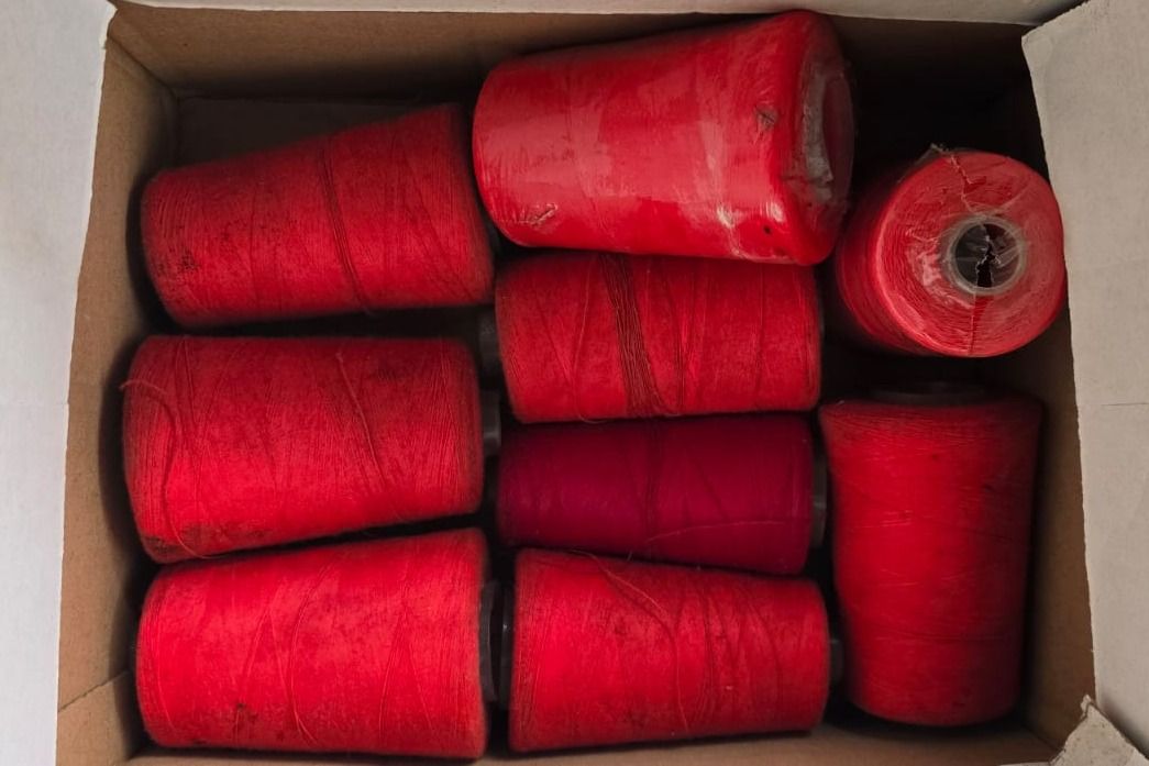 Sewing Threads Zippers Sliders Lot