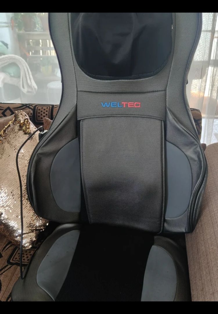 Weltec Full Back and Neck Massager Grey thumbnail 2