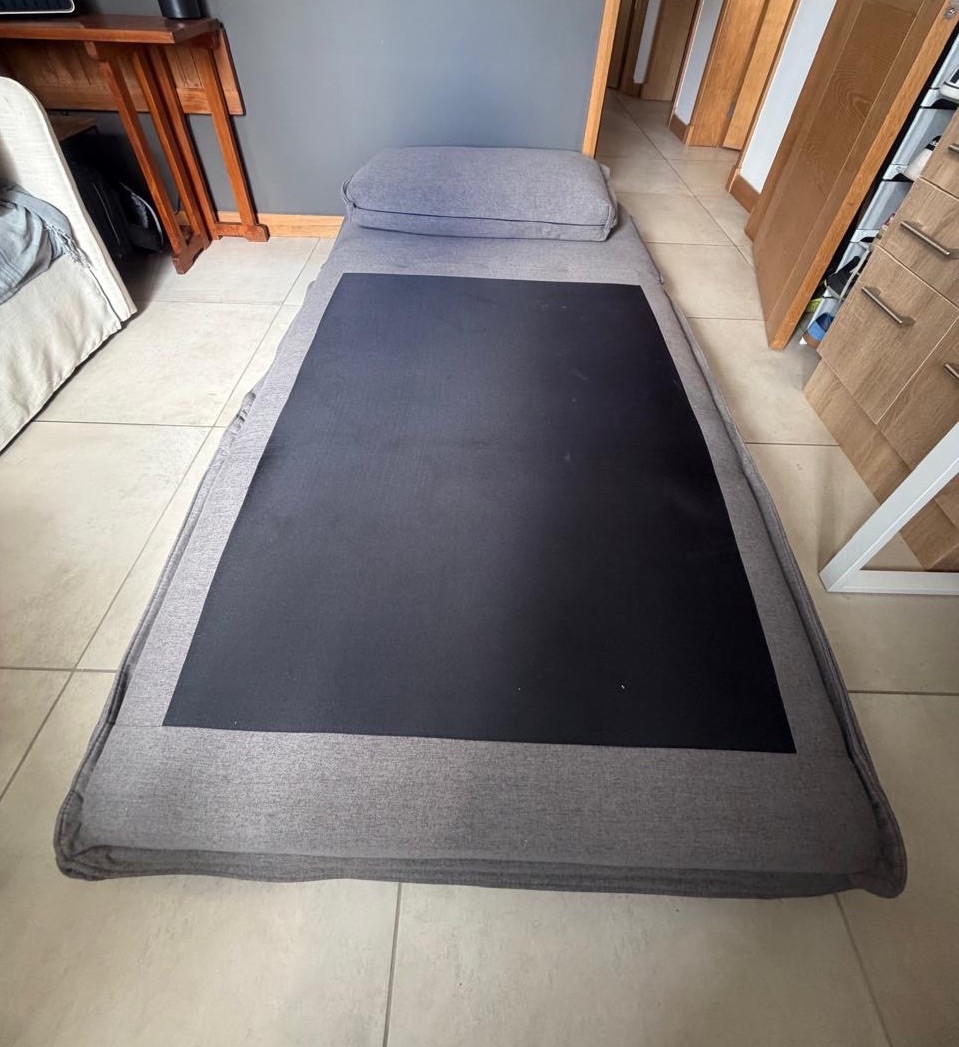 Miski 2 Seater Sofa Bed Grey 105 cm thumbnail 4