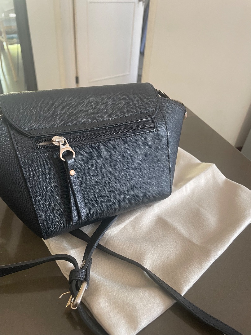 Sabrina Paris Black Leather Handbag thumbnail 5