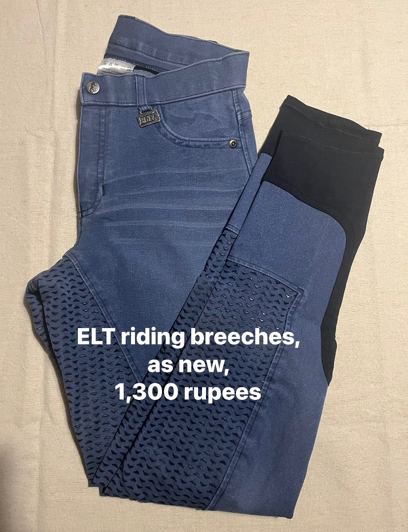 ELT Riding Breeches Blue Size S