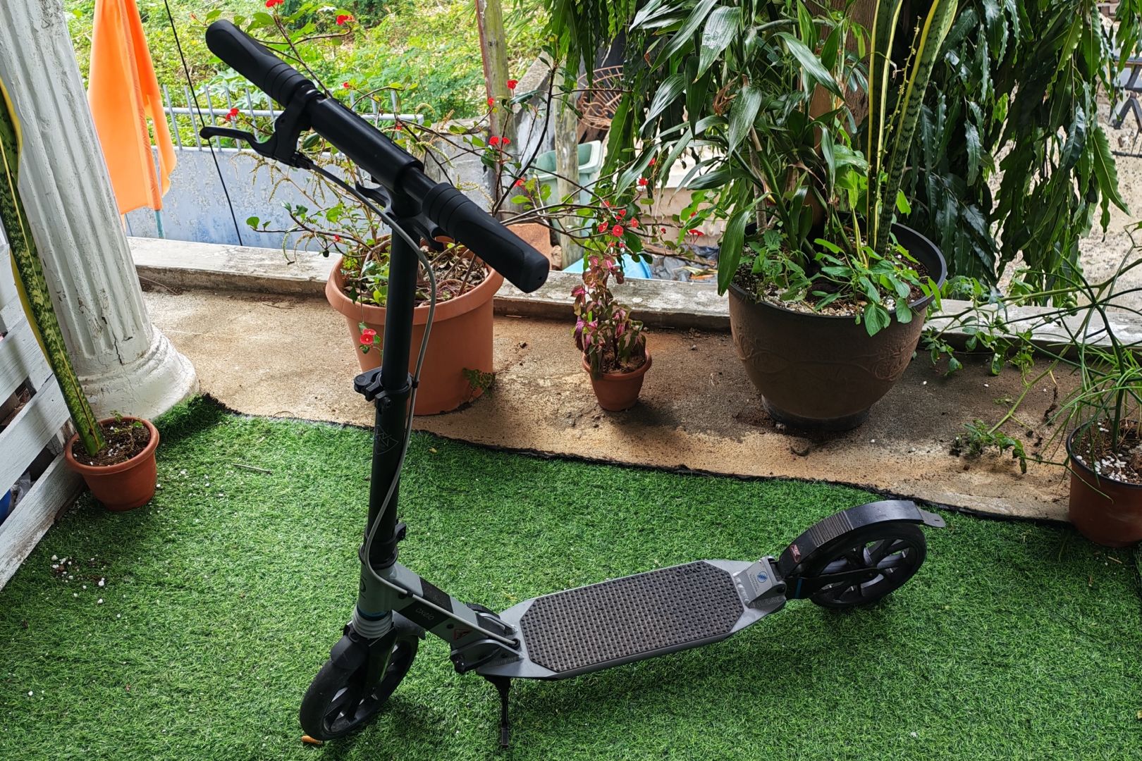 Oxelo Town 9 EF V2 Scooter Gray