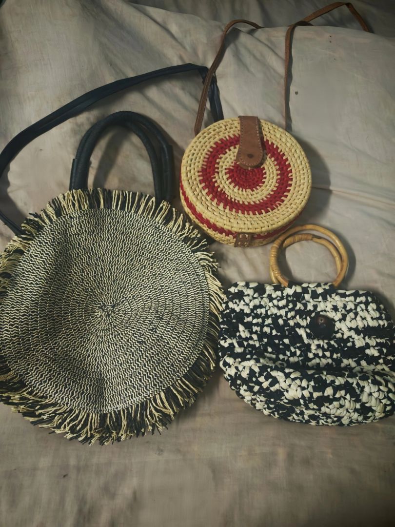 Handwoven Straw Handbags Collection