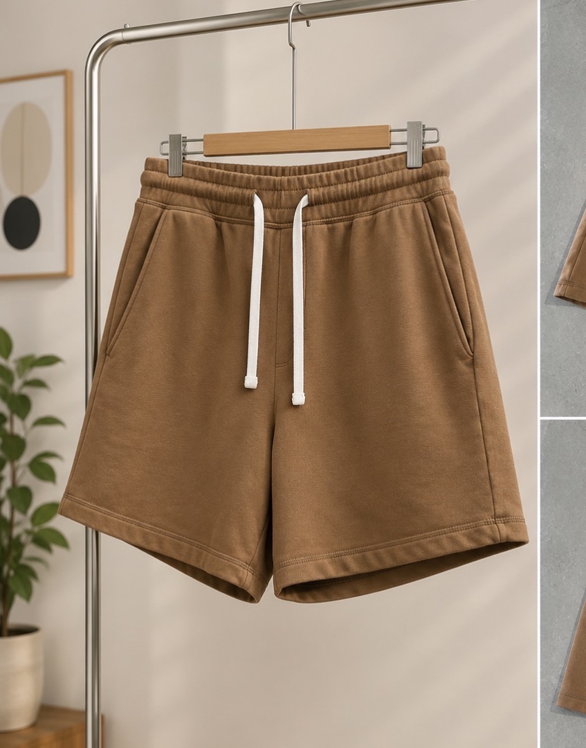 Celio 100% Cotton Brown Shorts – Size M
