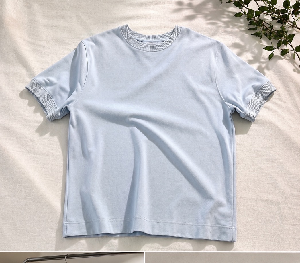 Garage Light Blue Relaxed Fit T-Shirt Size S - Image 1 of 2