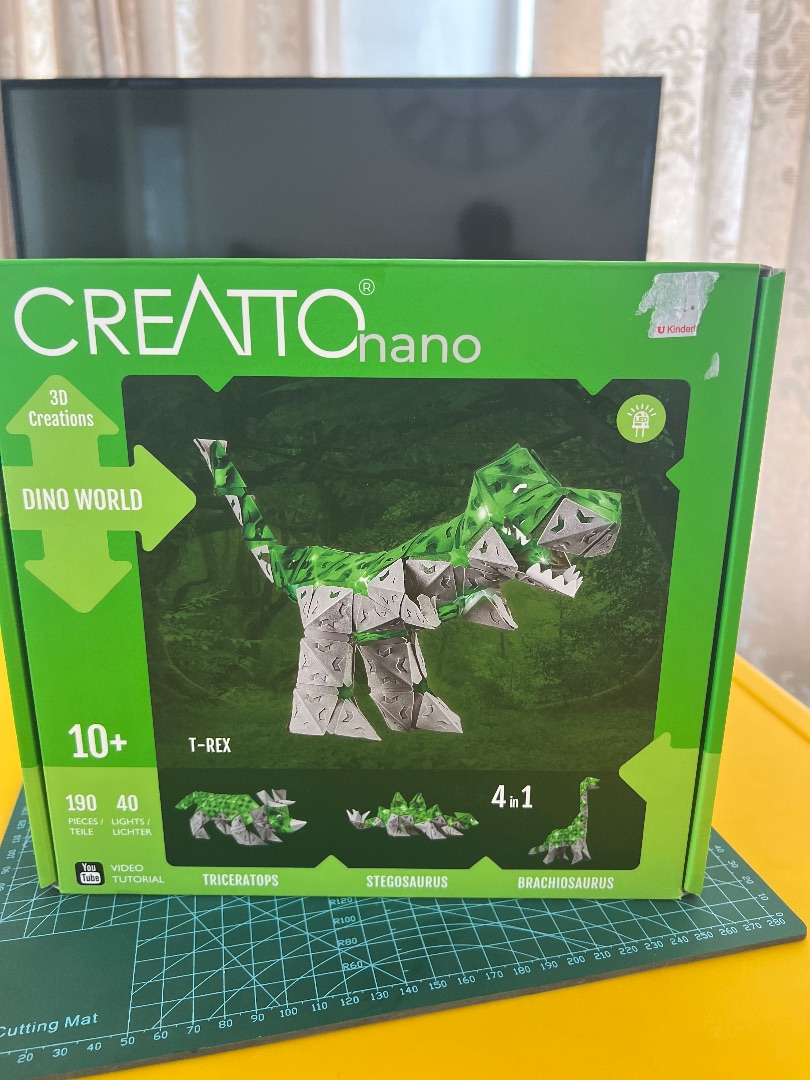 Creatoto Nano Dino World T-Rex 4-in-1 3D LED Puzzle thumbnail 6
