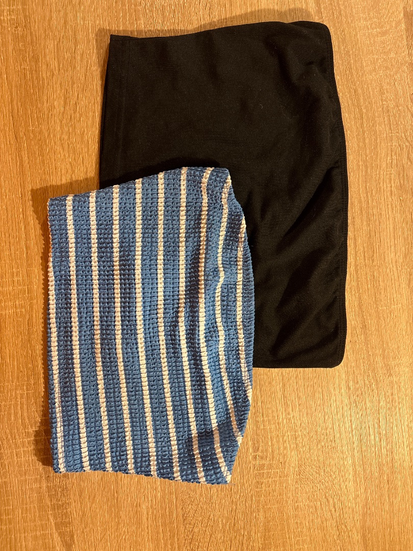 Shein Tube Tops Black Blue White Size XS