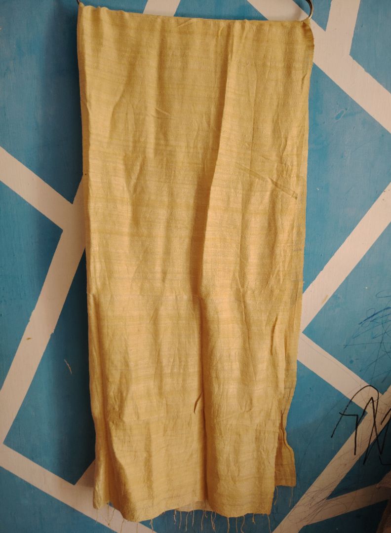 Yellow Traditional Sari Women Clothing - Image 1 of 1