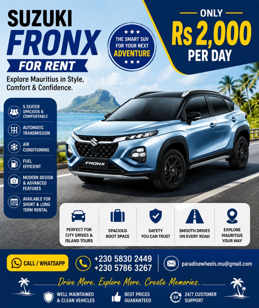 Suzuki Fronx SUV for Rent