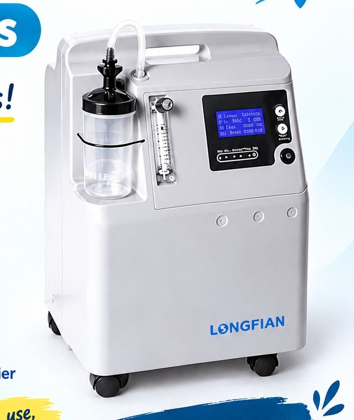 LONMFIAN Oxygen Concentrator 5L Grey