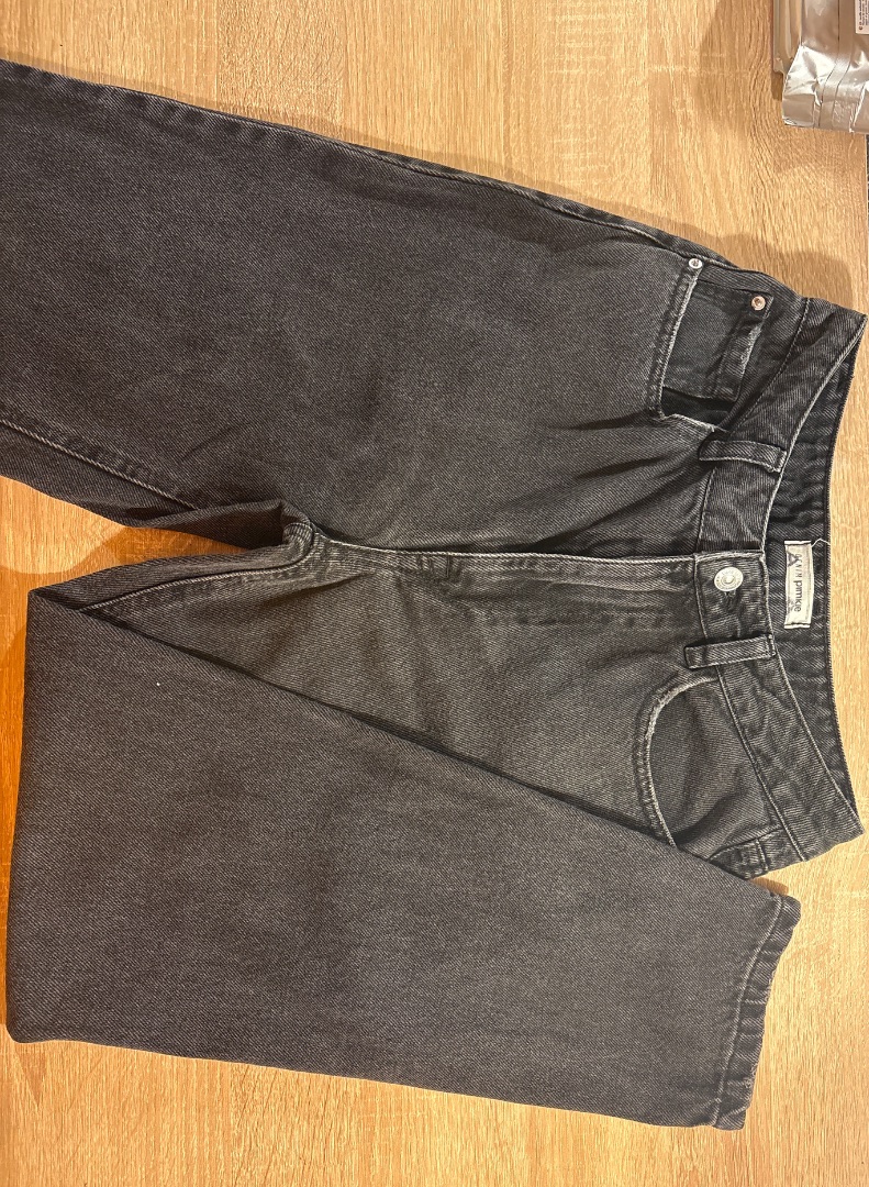 Pimkie Black Denim Mom Jeans Size 36